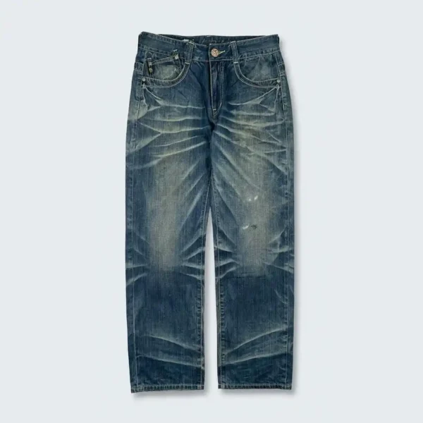 Karakuri Authentic Embroidered Japanese Denim Jeans (1)