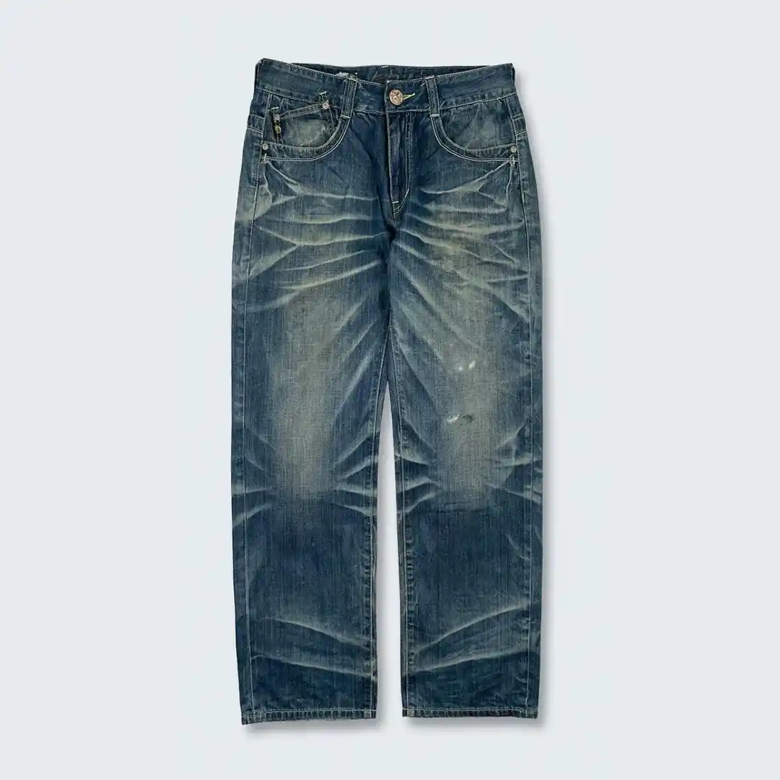 Karakuri Authentic Embroidered Japanese Denim Jeans (1) Karakuri Authentic Embroidered Japanese Denim Jeans (1)