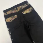 Karakuri Authentic Vintage Embroidered Japanese Denim Jeans (2)