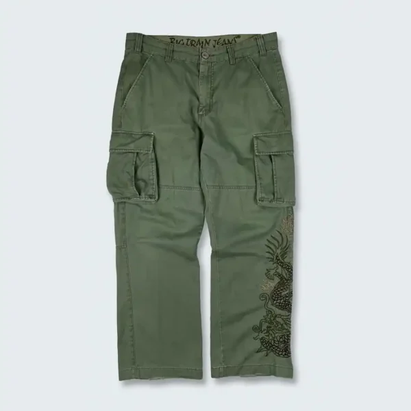 Karakuri Authentic Vintage Embroidered Japanese Trousers (1)