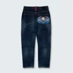 Karakuri Embroidered Japanese Denim Jeans (4)