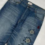 Karakuri Embroidered Karakuri Tamashii Japanese Denim (3)