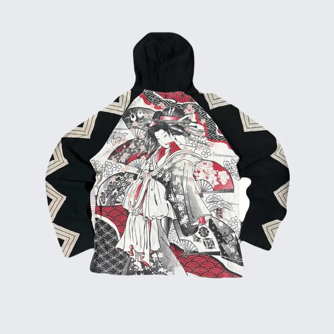 Karakuri Tamashi Sukajan Hoodie Geisha Character (1) Karakuri Tamashi Sukajan Hoodie Geisha Character (1)