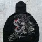 Karakuri Tamashii Sukajan Devil Dragon Embroidery Zip Hoodie (3)
