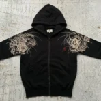 Karakuri Tamashii Sukajan Devil Dragon Embroidery Zip Hoodie (4)
