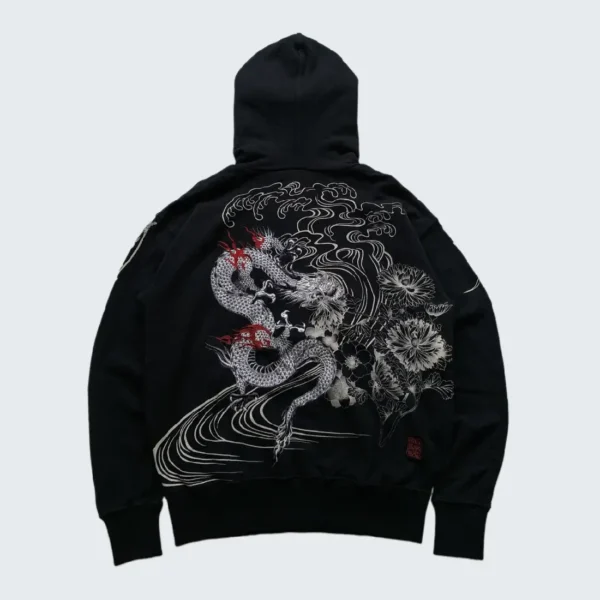 Karakuri Tamashii Sukajan Devil Dragon Embroidery Zip Hoodie (6)
