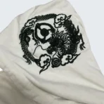 Karakuri Y2K Cropped Heads Embroidered Sukajan Dragon Zipper Hoodie (3)