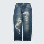 Tamashii Embroidered Dragon Japanese Jeans (1)