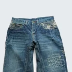 Vintage Karakuri Tamashii Dragon Printed Jeans (5)